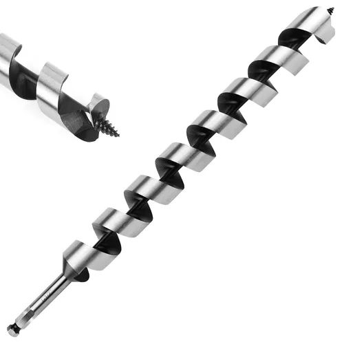 Miniatura 25 de Broca de taladro de 1-1/2 pulgadas x 9 pulgadas para madera, vástago hexagonal de 1-1/2 pulgadas, broca larga para madera suave y dura, plástico