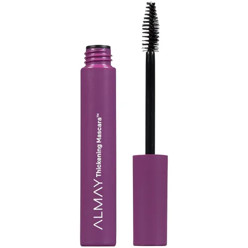 Almay Máscara de pestañas, engrosamiento, volumen y longitud, maquillaje de ojos con aloe y vitamina B5, hipoalergénico, sin fragancia, probado por