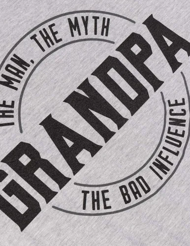 Miniatura 5 de Grandpa Man, Myth, Bad Influence Funny Dad Joke Papa Grandfather Humor Tee Shirt for Men T-Shirt
