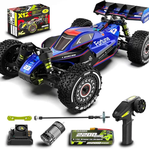 1/12 Brushelss RC Cars, 50 MPH, RC Buggy, camión de control remoto, auto monstruo 4 × 4, a partir de 8 años
