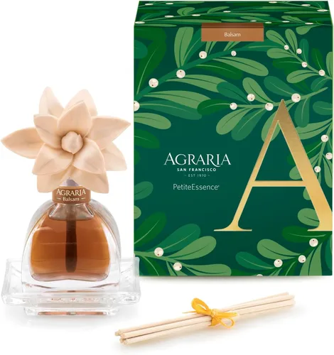 Miniatura 47 de AGRARIA Set de Difusor de Aroma de Flores y Varillas AirEssence, Juego de Fragancia Botánica de Flores Sola Hecho a Mano, Juego de Difusor de Aceite