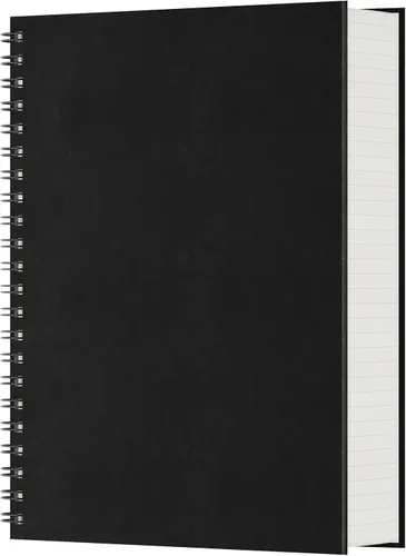Miniatura 22 de EUSOAR Cuadernos para el trabajo, 1 paquete A4 de 8.3 x 11.2 pulgadas, tapa dura, rayado en espiral con renglones universitarios, 240 páginas