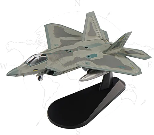 Miniatura 19 de B-2A Spirit - Aviones fundidos a presión a escala 1/200, modelo de bombardero sigiloso, regalo para coleccionistas, entusiastas de la aviación