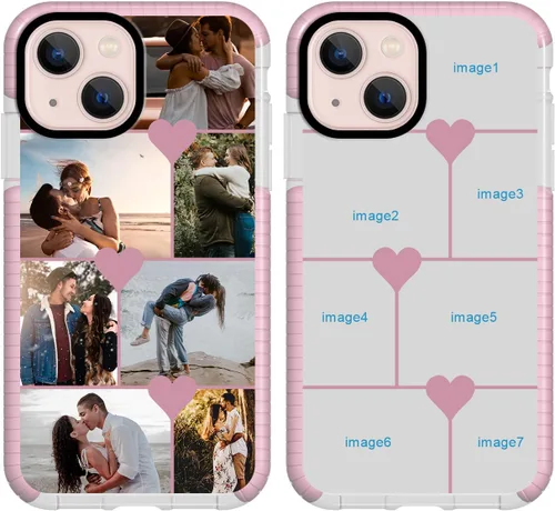 Miniatura 8 de Funda personalizada para iPhone 12 Pro Max, funda personalizada con collage de fotos con múltiples imágenes, funda de teléfono personalizada