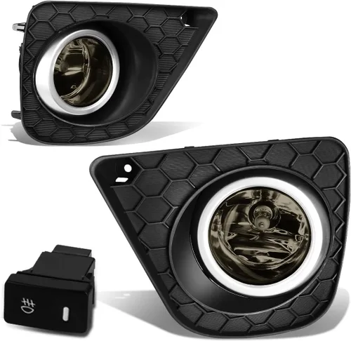Auto Dynasty Conjunto de luces antiniebla compatible con Honda Accord Coupé 2013 2014 2015 parachoques delantero faros antiniebla con interruptor y