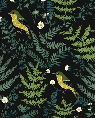 Miniatura 20 de Papel tapiz floral oscuro, papel tapiz autoadhesivo para despegar y pegar, papel tapiz de vinilo negro bohemio para armarios, papel adhesivo