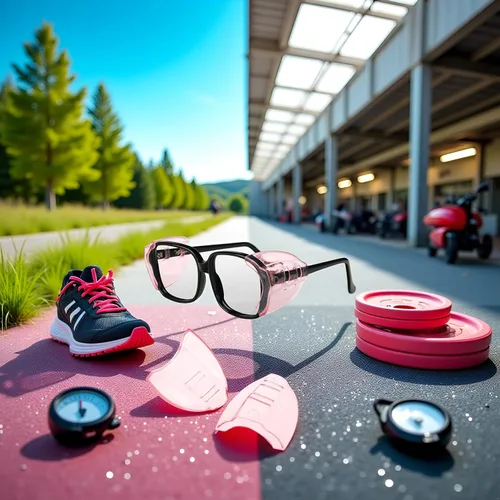 Miniatura 3 de 1 juego de gafas de seguridad laterales protectores laterales flexibles y ligeros para correr, ciclismo, deportes al aire libre, escudo contra