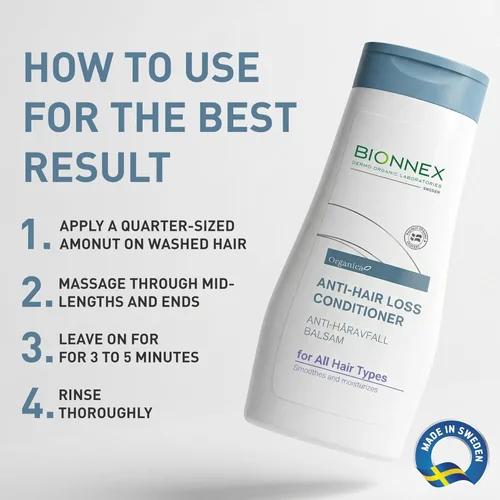 Miniatura 7 de Juego de champú y acondicionador anticaída de cabello, bloqueador DHT para adelgazamiento del cabello (2 x 10.1 fl oz) Tecnología BioTrust, champú