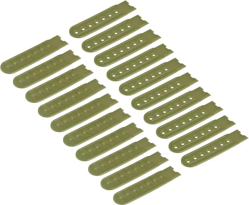 Miniatura 39 de uxcell Tapa de correa Snapback, agujeros de plástico ajustable sombrero broche hebilla reemplazo para reparación de tapas