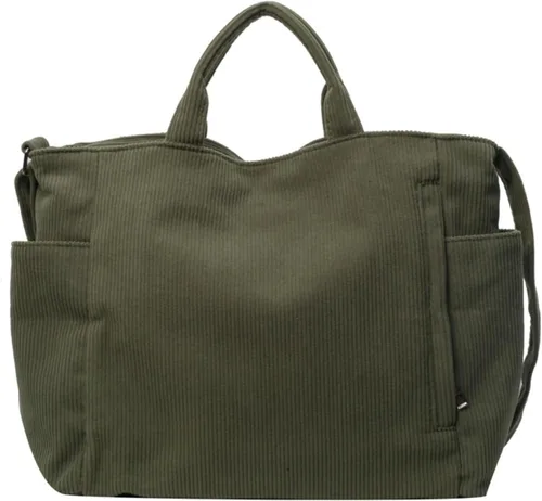 Miniatura 5 de Bolsa de pana para mujer, bolso de trabajo de gran capacidad para viajes diarios y salidas informales