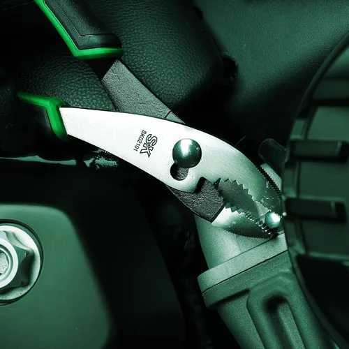 Miniatura 8 de SK Alicates deslizantes de 8 pulgadas, construcción CR-V premium, mango ergonómico antideslizante para un agarre cómodo
