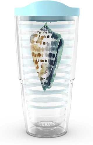 Miniatura 16 de Tervis Traveler - Vaso aislado de triple pared Sara Berrenson de algas marinas profundas mantiene las bebidas frías y calientes, 20 onzas, acero
