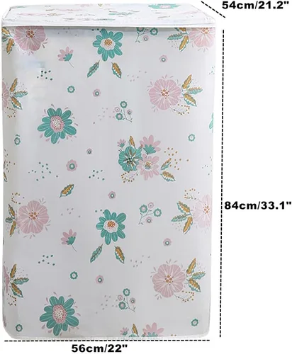 Miniatura 2 de Funda para lavadora, cubierta para lavadora y secadora, protector a prueba de polvo e impermeable para electrodomésticos de lavado (carga superior)