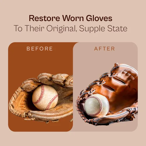 Miniatura 4 de SARNA BASEBALL Glove Oil for Softball & Baseball Gloves, 8 Oz – Lanolin-Based Formula, Helps Soften Leather & Prevents Cracking – Game-Ready Glove