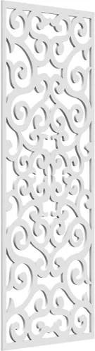 Miniatura 73 de Eveline - Paneles decorativos de pared de madera con calado, 13 3/8 pulgadas de ancho x 34 3/8 pulgadas de alto x 3/8 de alto, roble rojo rojo