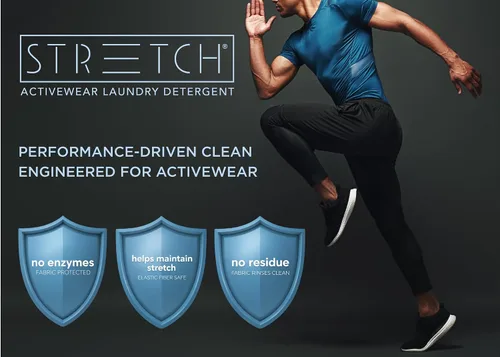 Miniatura 4 de Forever New Stretch Active Wear - Detergente para ropa, líquido, aroma original, 16 onzas líquidas, ideal para ropa de entrenamiento, trajes