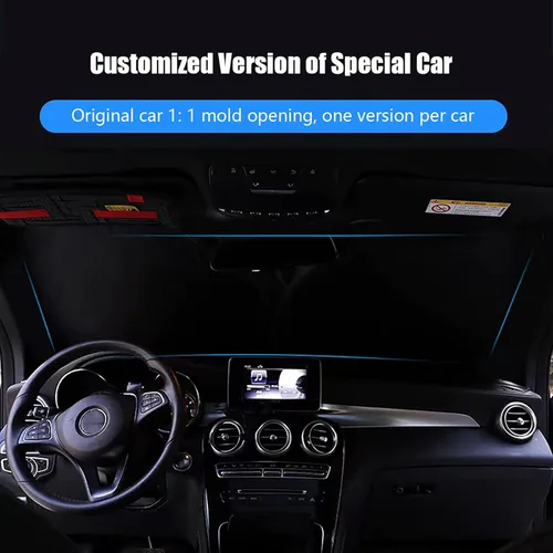 Miniatura 4 de Compatible con Mercedes Benz GL GLS SUV 2012-2019, parasol para parabrisas de automóvil, parasol plegable, accesorios de coche