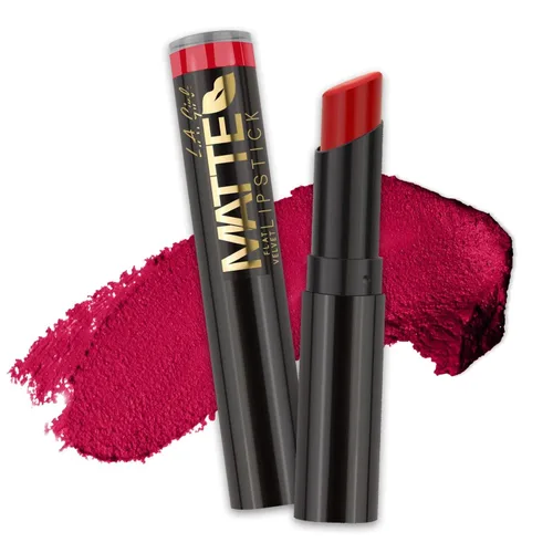 Miniatura 10 de L.A. Girl Lápiz labial mate de terciopelo plano, Bite Me GLC810