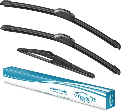 Miniatura 28 de VTOGOI escobillas de limpiaparabrisas con juego de escobillas traseras para BMW X3 2004-2010, repuestos de limpiaparabrisas automotrices, que