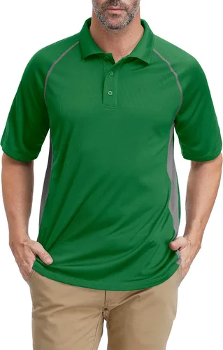 Miniatura 7 de MOHEEN Men's Polo Shirts Short Sleeve Moisture Wicking Performance Athletic Casual Golf Collared Shirt,Tall SizesM-7XL