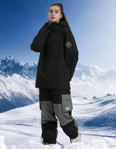 Miniatura 3 de Men Ski Jackets Snowboard Coats Women Waterproof Pullover Jacket Winter Sports Windproof Warm