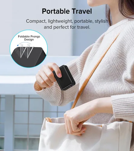 Miniatura 8 de Paquete de 2 bloques de carga USB C planos, 40 W, 4 puertos, cargador rápido de 20 W, bloque de carga tipo C, cargador de pared USB de 3.1 A, doble