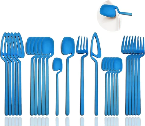 Miniatura 25 de JASHII Cuchara de mermelada de miel, mini cuchara de café de acero inoxidable, cucharadita, 6 piezas (plata mate)