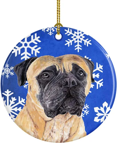 Miniatura 6 de Caroline's Treasures Cavalier Spaniel - Adorno de cerámica para colgar en el árbol de Navidad, para el hogar, Navidad, fiestas, regalo, 3 pulgadas