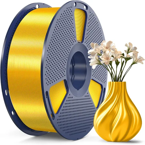SUNLU - Filamento sedoso para impresora 3D, de ácido poliláctico, 4/64 de pulgada, superficie suave y sedosa, fácil de imprimir, precisión
