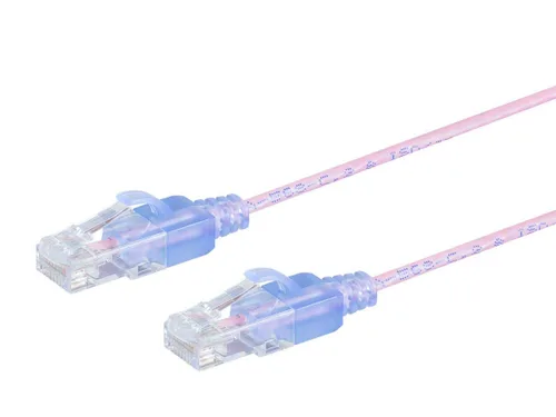 Miniatura 34 de Monoprice Cat6A - Cable de conexión Ethernet de 6 pulgadas, negro, UTP, 30 AWG, 10G, cable de cobre puro desnudo, sin enganche, RJ45, serie SlimRun