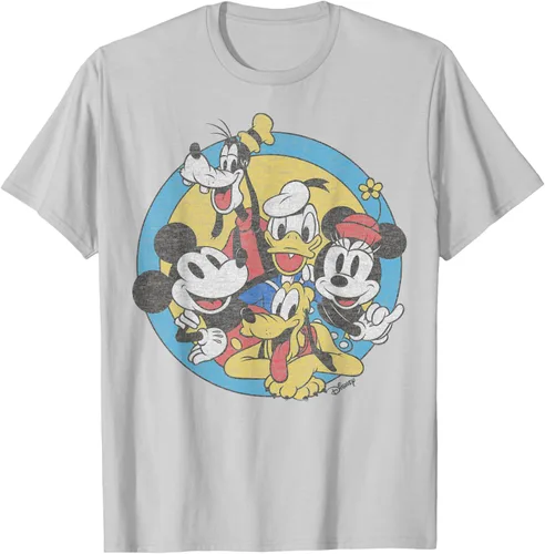 Miniatura 24 de Disney Camiseta retro de Mickey and Friends Group Shot