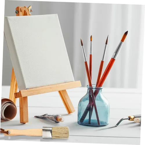 Miniatura 7 de EXCEART Juego de pinceles redondos de mango de madera Jumbo Brush Prop para pintura de propósito