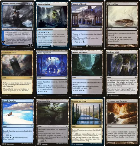Miniatura 6 de MTG Decks & More Compatible con Magic The Gathering: Elite Toxrill Horror Commander Deck – Dimir – Azul Negro – EDH – 100 cartas – Personalizada