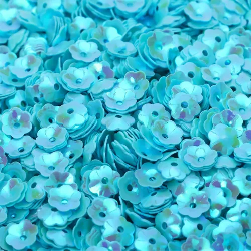 Miniatura 8 de 4000 piezas de lentejuelas sueltas a granel de 6 mm, lentejuelas iridiscentes redondas, lentejuelas para bordado, lentejuelas para manualidades