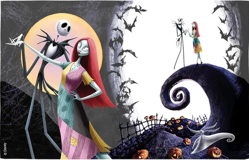Miniatura 2 de Tervis Disney - The Nightmare Before Christmas Jack and Sally Tumbler Aislado de 16 onzas, Transparente
