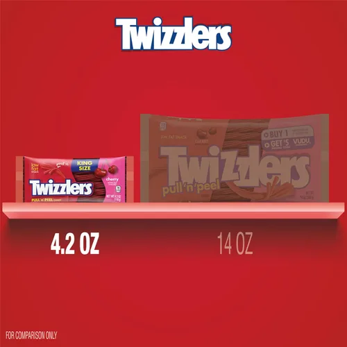 Miniatura 7 de Twizzlers bocaditos sabor cereza