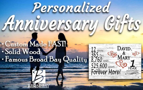 Miniatura 4 de Letrero personalizado de aniversario de 1 año, regalo de primer aniversario de boda, regalo para días de pareja, minutos, años, madera maciza, 16.5