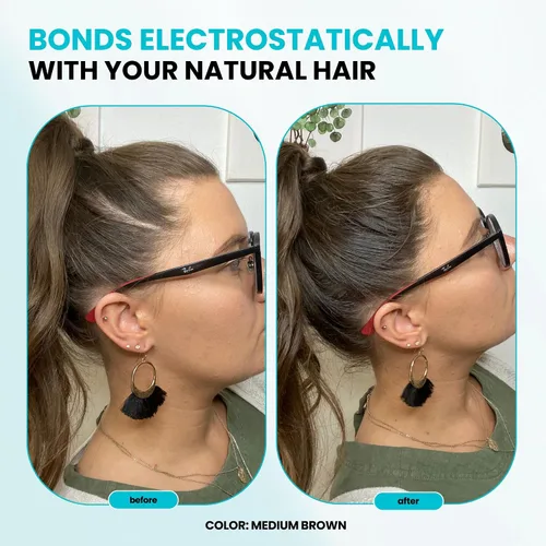 Miniatura 6 de SURETHIK Fibras capilares para adelgazar el cabello, construyendo fibras capilares para ocultar el cabello delgado, cabello de aspecto