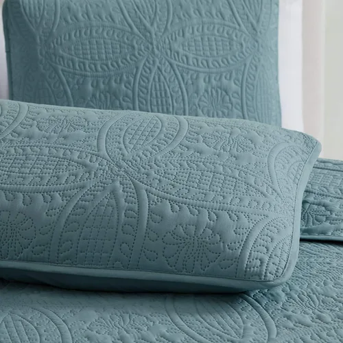 Miniatura 5 de Mellanni - Juego de cubrecama King, funda de cama con fundas, tecnología de acolchado ultrasónico - Juego de edredón de 3 piezas de gran