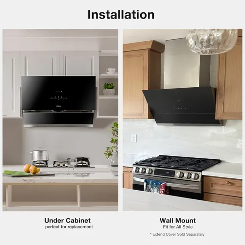 Miniatura 8 de ROBAM Campana extractora Under Cabinet R-MAX2 de 30 pulgadas, campana de cocina de 1100 CFM con motor BLDC, serie de ventilación inclinada, control