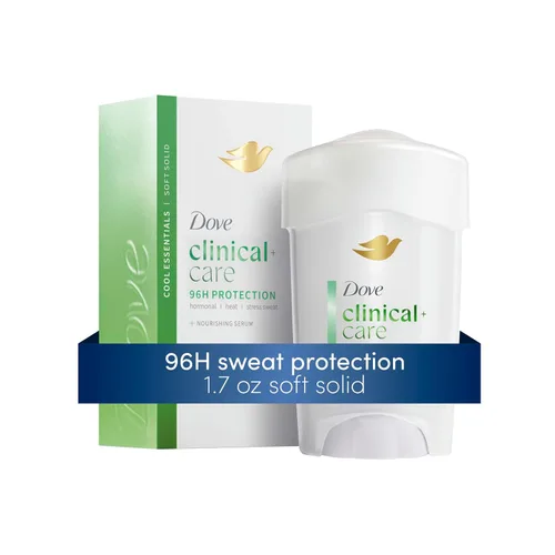 Miniatura 6 de Dove Clinical + Care Clinical Protection Antitranspirant Cool Essentials con suero nutritivo 96 horas de protección contra olores 1.7 onzas