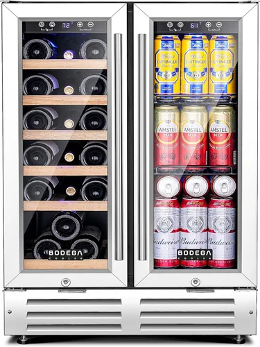 Miniatura 10 de BODEGA COOLER Refrigerador comercial de bebidas, refrigerador con pantalla de 290 L con luz LED suave, 264 latas y 120 botellas, refrigerador