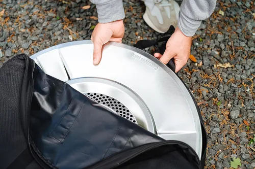 Miniatura 7 de Solo Stove Bolsa de transporte con deflector de calor, pequeña Accesorio protector para deflector de calor Ranger, acrílico teñido en solución