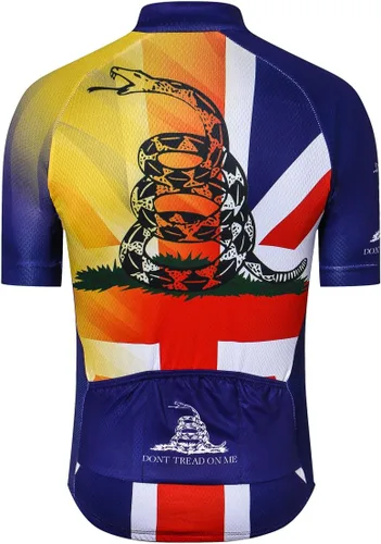 Miniatura 117 de Nuevo Pro cremallera completa hombres ciclismo Jersey manga corta Riding Shirt USA