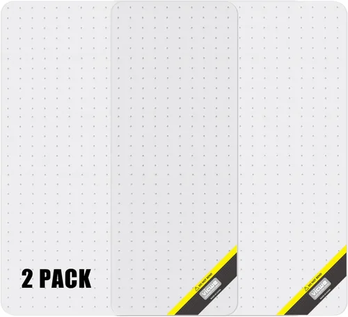 Miniatura 14 de Vicwe Tapete para Silla de Oficina para Alfombra, 32'' x 55'' Tapete para Silla de Escritorio de Computadora para Pisos Alfombrados, Tapete Duro