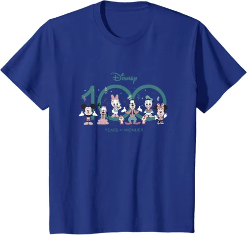 Miniatura 9 de Disney 100 Years of Wonder Mickey & Pals Muted Cute D100 Camiseta, Negro