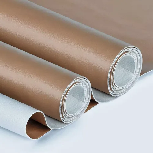 Piel sintética de imitación de 2 yardas 58" x 72", 0.8 mm de espesor, tela de cuero para tapicería de poliuretano, material de cuero sintético en