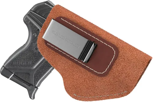 Miniatura 7 de Fabricado en Estados Unidos – Funda de piel de gamuza .380 Compatible con Sig P238, P290, Ruger LCP, LCP2, Walther PPK, S&W Bodyguard .380 y Most