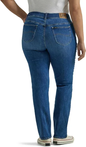 Miniatura 3 de Lee Jeans de pierna recta Ultra Lux Comfort con Flex Motion para mujer, Brillo cobalto