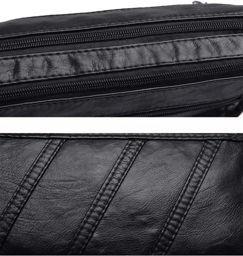 Miniatura 7 de Bolsos cruzados impermeables para mujer, bolso bandolera casual de piel sintética para mujer, bolso cruzado